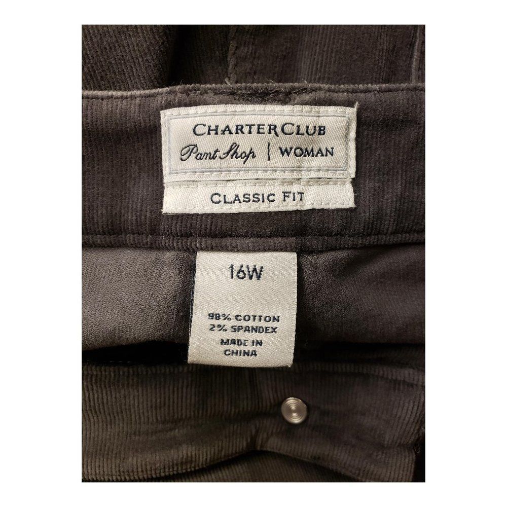 Charter Club Corduroy Pants NWOT - Picture 3 of 3